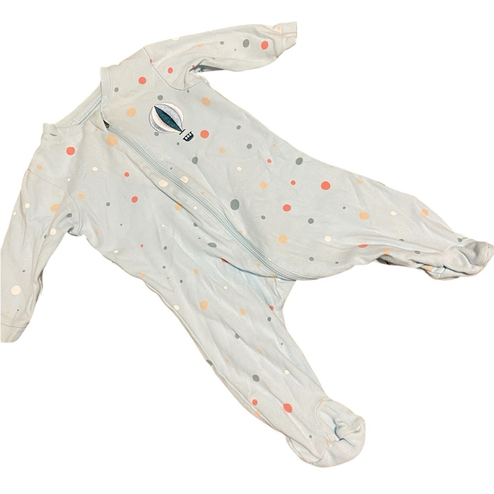 4/$20 Tuffy Zip Up 3 m Sleeper Pyjamas Baby Blue Boy Girl Clothing Clothes 🛑